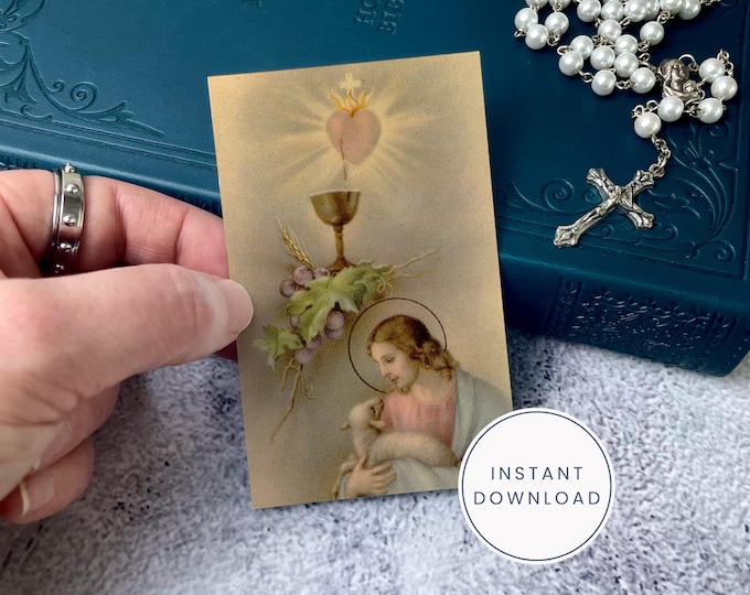 Catholic Prayer Cards, First Communion, Prayers INSTANT DOWNLOAD - Etsy ...