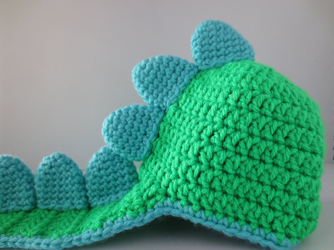 CROCHET PATTERN Dinosaur Hat, Crochet Dino Hat Pattern, Crochet Baby