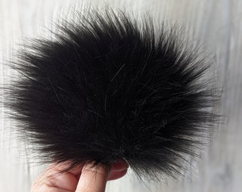 Black Fur Hat - Etsy