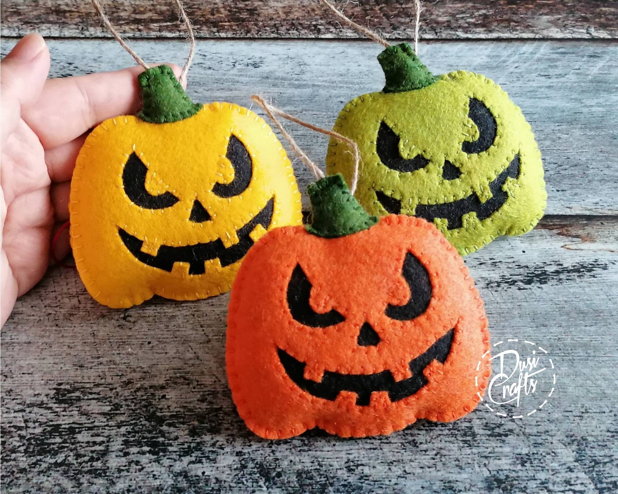 Handgefilzte Geisterhexen - Niedliche Halloween-Deko Aus Wolle