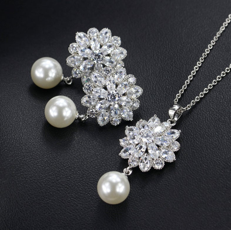 flower girl jewelry set