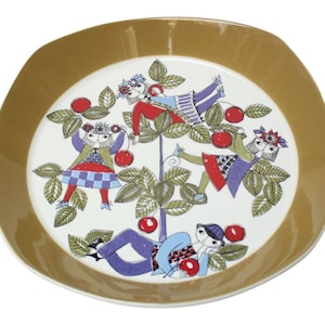 Vintage Norwegian Turi &#39;Corsica&#39; Charger for Figgjo Flint