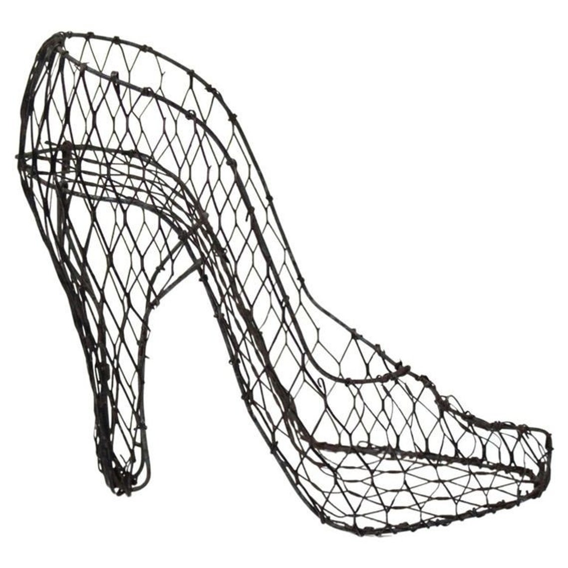 Vintage Wire Mesh High Heel Form Catchall - Etsy