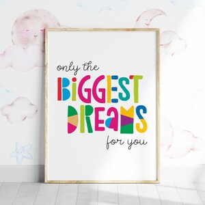 Kids Room Art, Gift for Kids, Affirmations, Positive Art, Nursery Art, Nursery Prints, Kids Room Decor, Art Print, Color, Typography, Kids