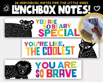 Affirmaties voor kinderen, inspirerende notities voor kinderen Positieve bevestigingsnotities Lunchbox-notities voor kinderen Aanmoedigingskaarten voor kinderen Positief