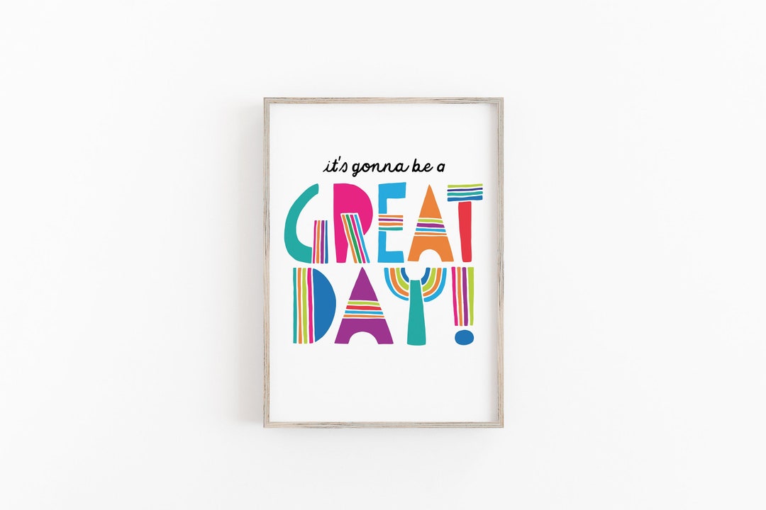 Printable Kids Print, Cute Kids Print, Printable Kids Poster, Colorful Art, Affirmations Print ...