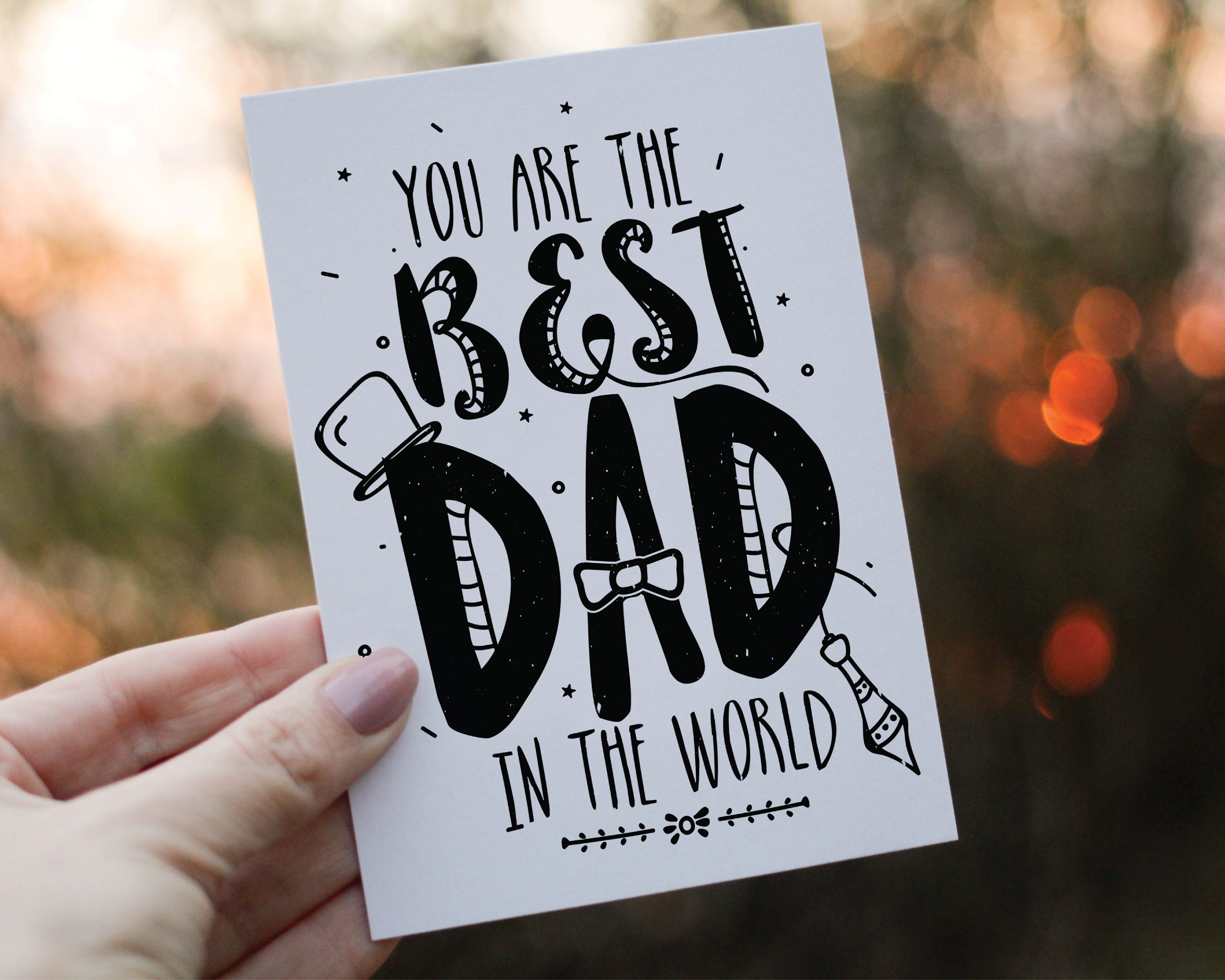 Printable Birthday Card All About Dad Card Dad's Birthday - Etsy