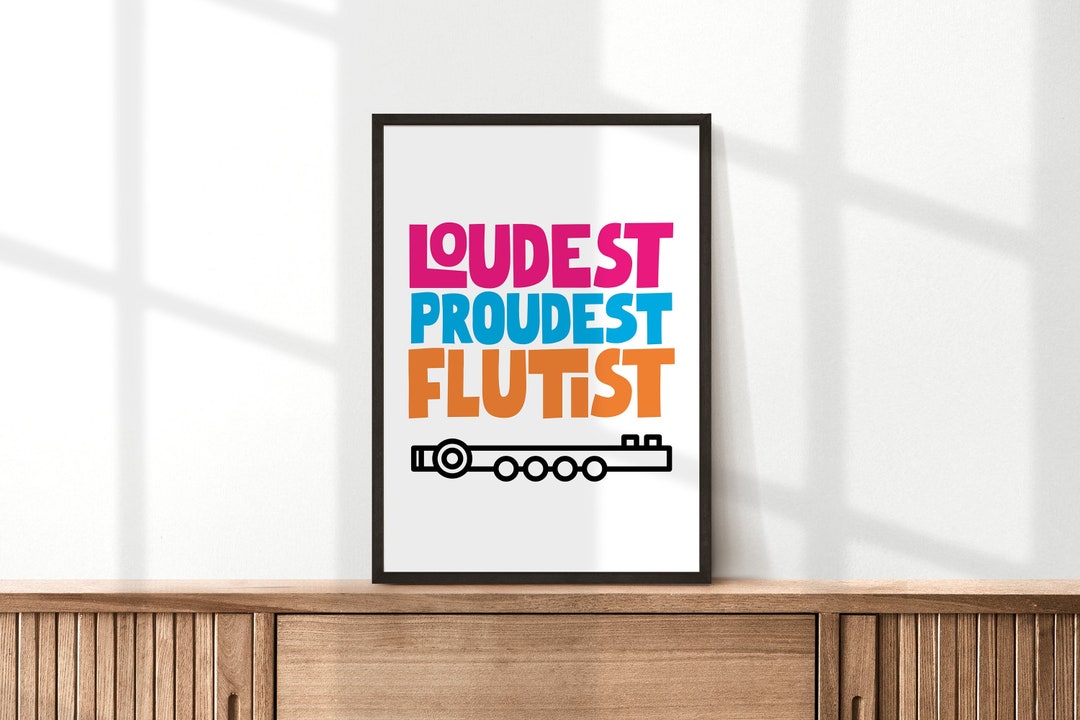 Printable Kids Prints, Flute Print, Kids Poster, Flute Poster, Printable, Music, Music Print ...