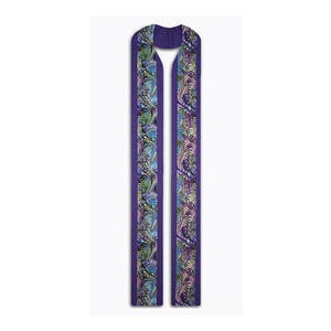 Clergy Stole,  Personalized, Purple Clergy Stole, Lent Clergy Stole, Hosanna Clergy Stole, Vestment, Clergy Stoles, Pastor Stole