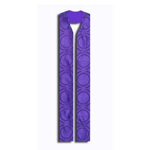 Clergy Stole, Personalized, Purple Clergy Stole, Advent Clergy Stole, Lent Clergy Stole, Personalized Embroidery, Advent, Lent
