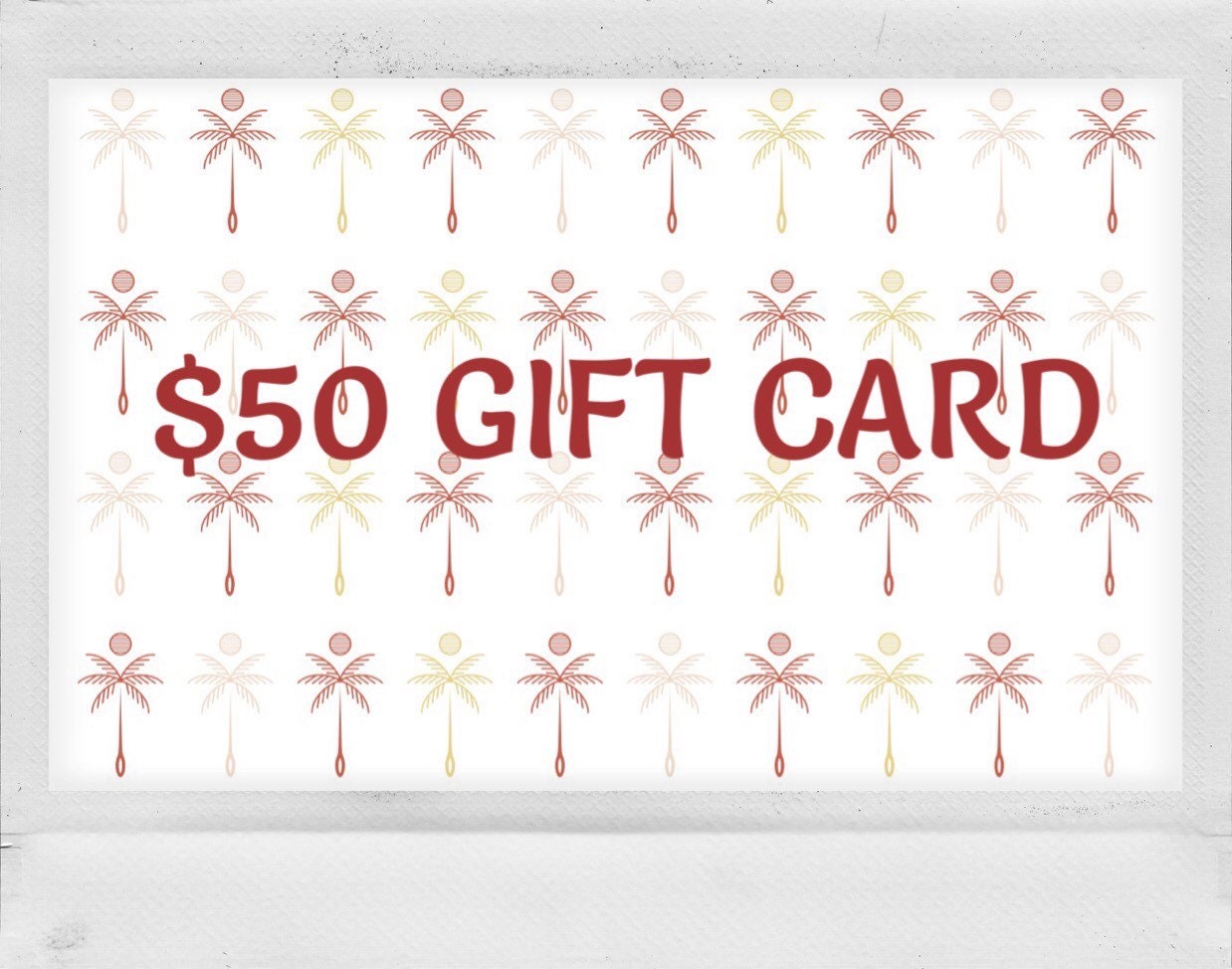 50 DOLLAR GIFT CARD Etsy