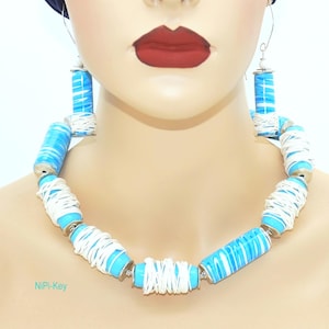 Jewelleryset Coloured/silver *CARIBEAN *