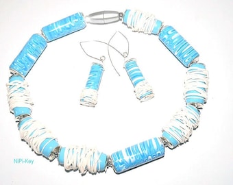 Jewelleryset Coloured/silver *CARIBEAN *