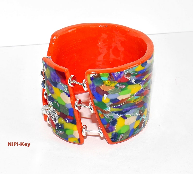 ManEGEFREITOO bangle made of polymer clay polymer clay polymer