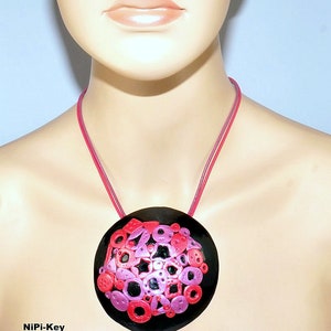 Polymer Clay necklace GIANTPLATE image 2