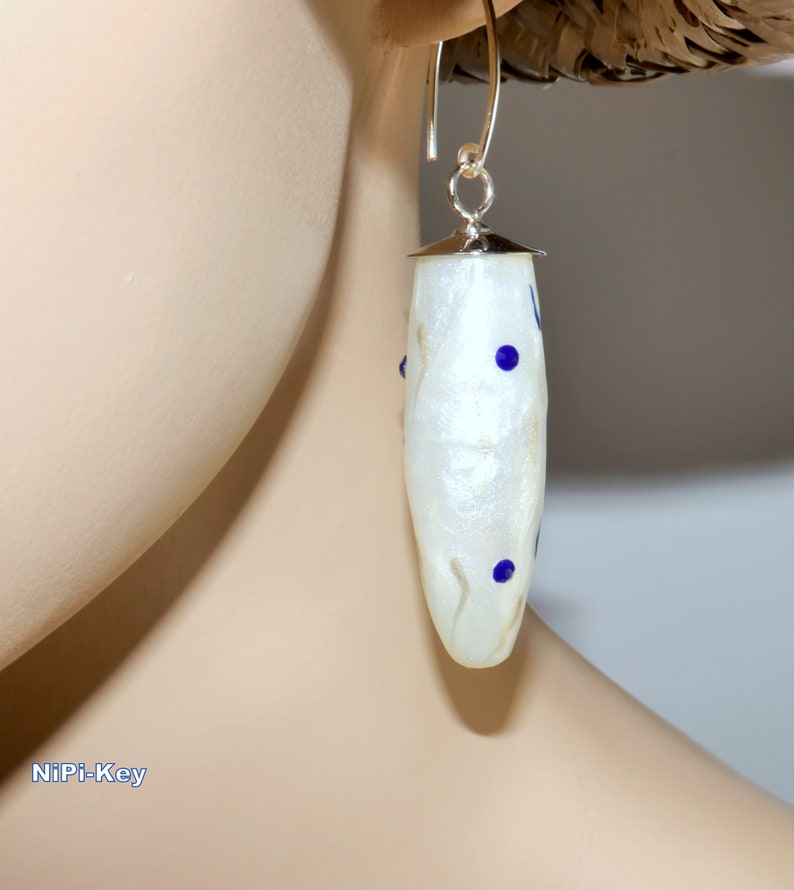 Earring blue/silverMilk image 2