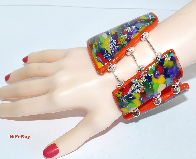 ManEGEFREITOO bangle made of polymer clay polymer clay polymer