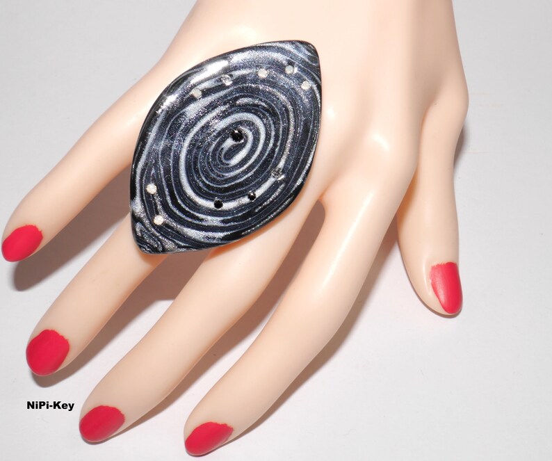 Clay Rings Grey Polymer Clay Ring GREY - Etsy