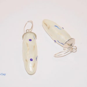 Earring blue/silverMilk image 4