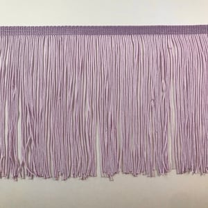 By the Yard-6" Lilac Light Purple CHAINETTE Fabric Fringe Lampshade Lamp Costume Trim