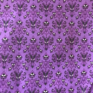 56&quot; Wide Small Print Haunted Wallpaper Cotton Fabric