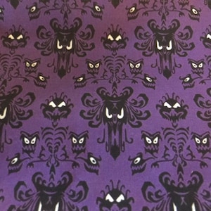 56&quot; Wide Haunted Wallpaper Poly/Cotton Fabric