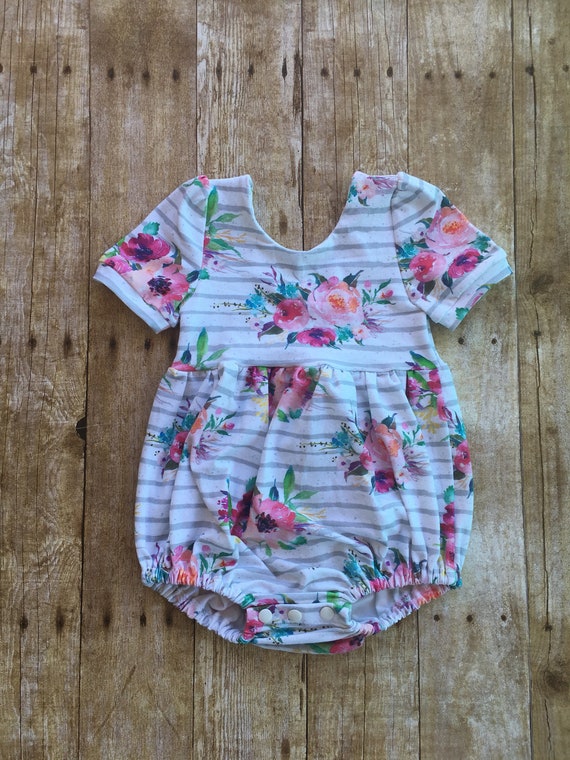 long sleeve bubble romper