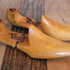 Vintage Mens Wood Shoe Forms, Vintage Mens Antique Wood Shoe Forms ...