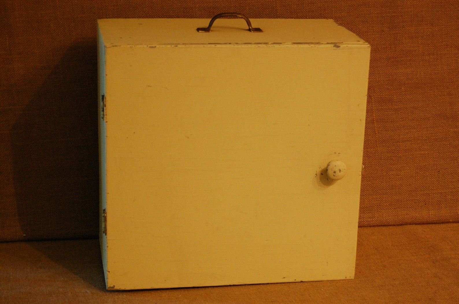 Vintage Yellow Storage Vintage Office Storage Etsy