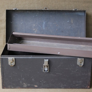 1930's Boeing Marked Kennedy Machinist Tool Box, Original Owner