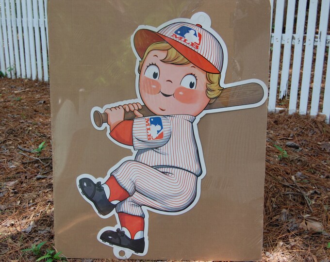 Campbells Soup MLB Baseball Lithograph Advertising Store Display Figure Cutout From 1969 Etsy