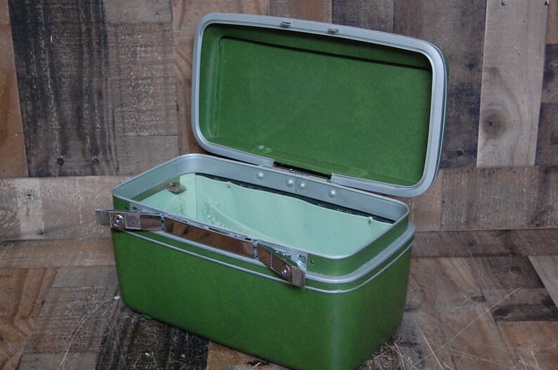 Vintage Samsonite Train Case Vanity Luggage Very Good Etsy