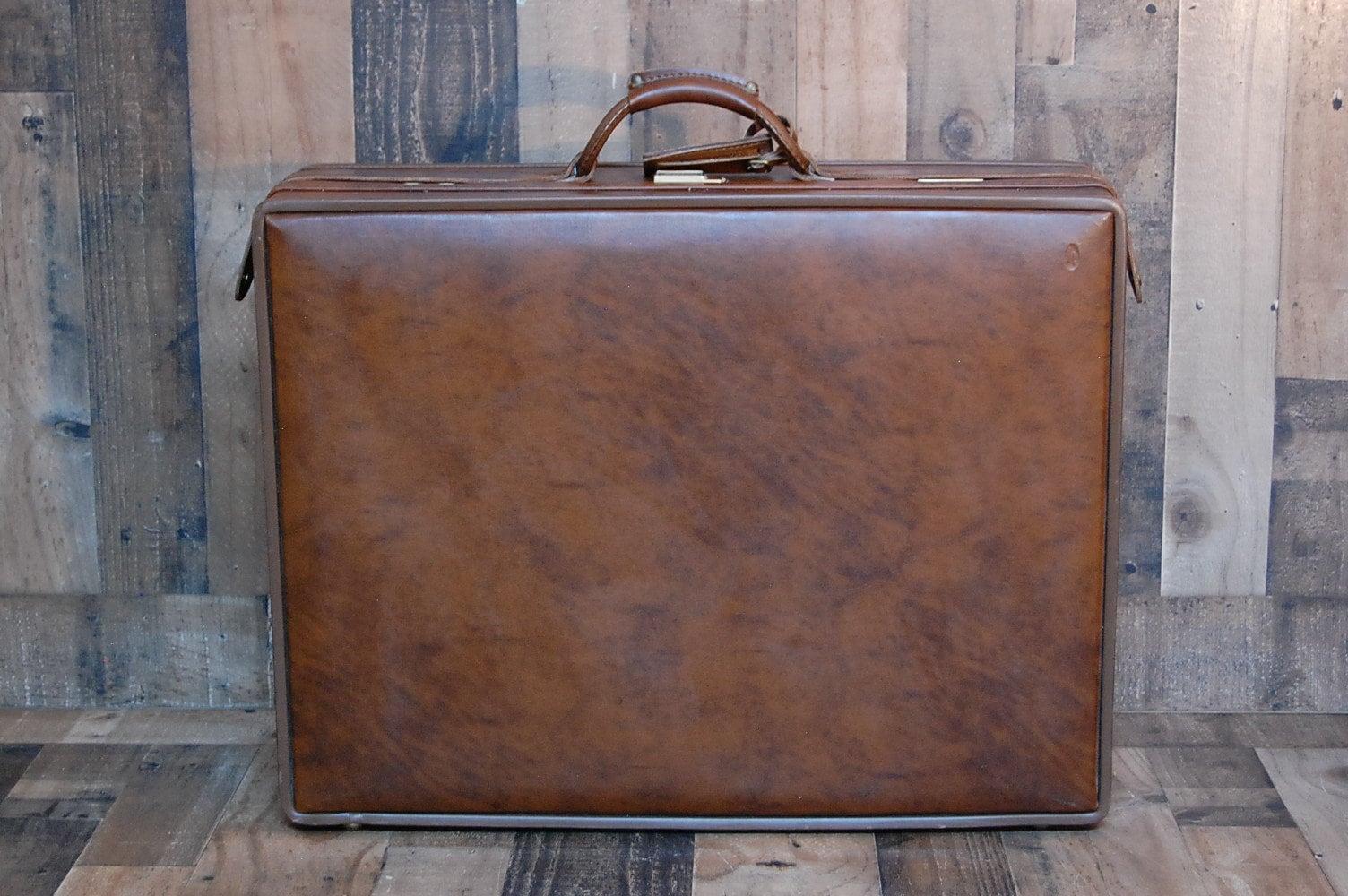 Vintage Hartmann Belting Leather Briefcase Hard case combo lock - Body Logic