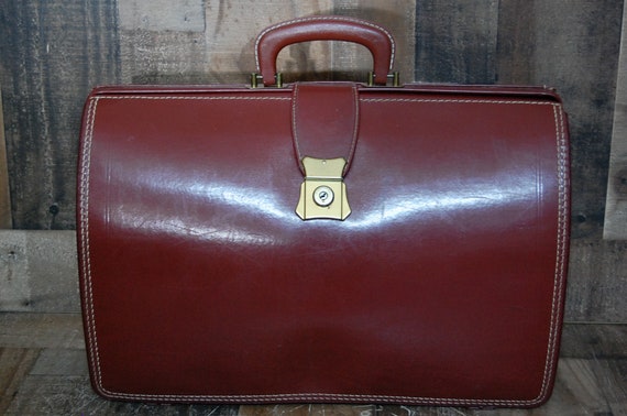 Vintage briefcase,  1960's Stebco law briefcase h… - image 1
