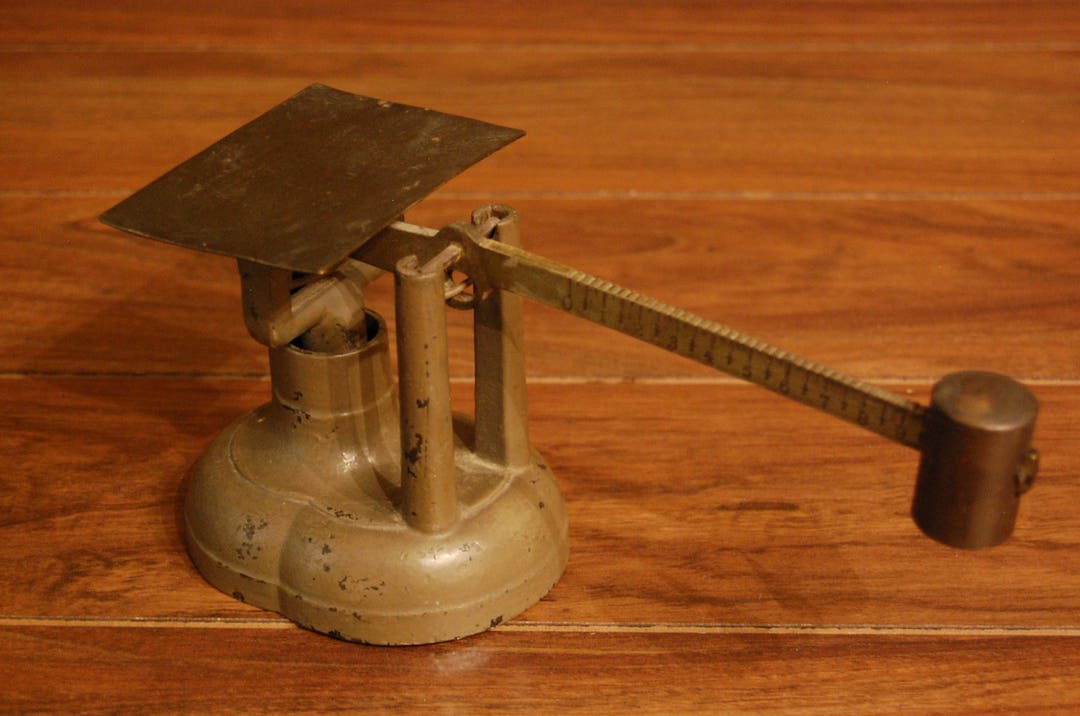 Vintage Fairbanks Postal Scale 1959, 10 Oz Post Office Scale With Great