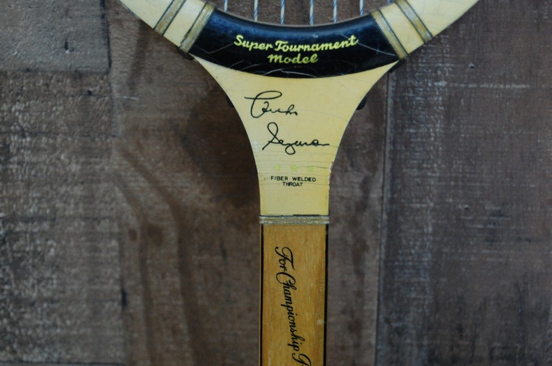 Vintage Pair Wood Tennis Rackets Wood Rackets Leather Hand - Etsy