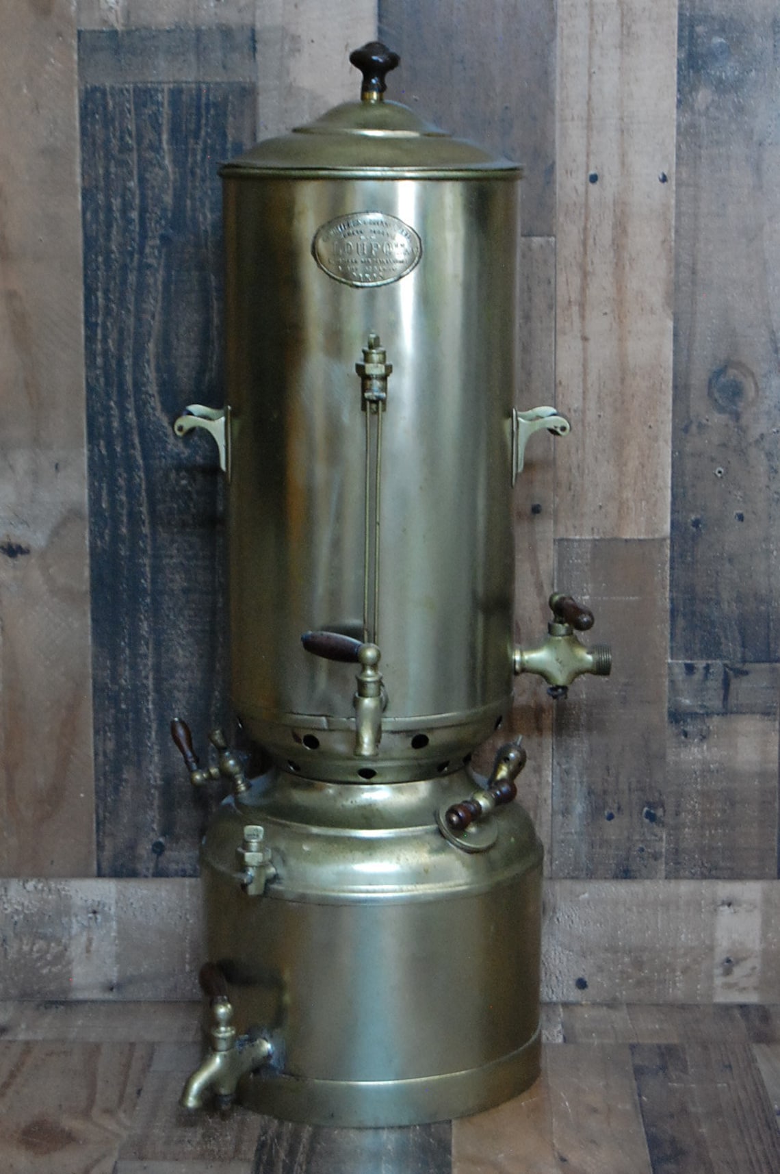 Vintage Brass Commercial Coffee Urn vintage coffee pot Etsy