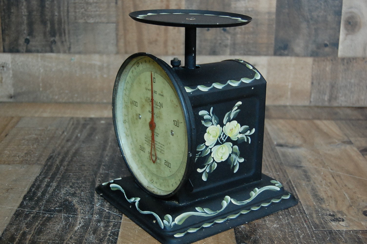 Vintage Family Scale, Chatillon Scale, Vintage Black Farmhouse Scale ...