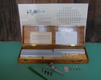 Buy the Vintage Keuffel & Esser K&E Leroy Lettering Set Drafting