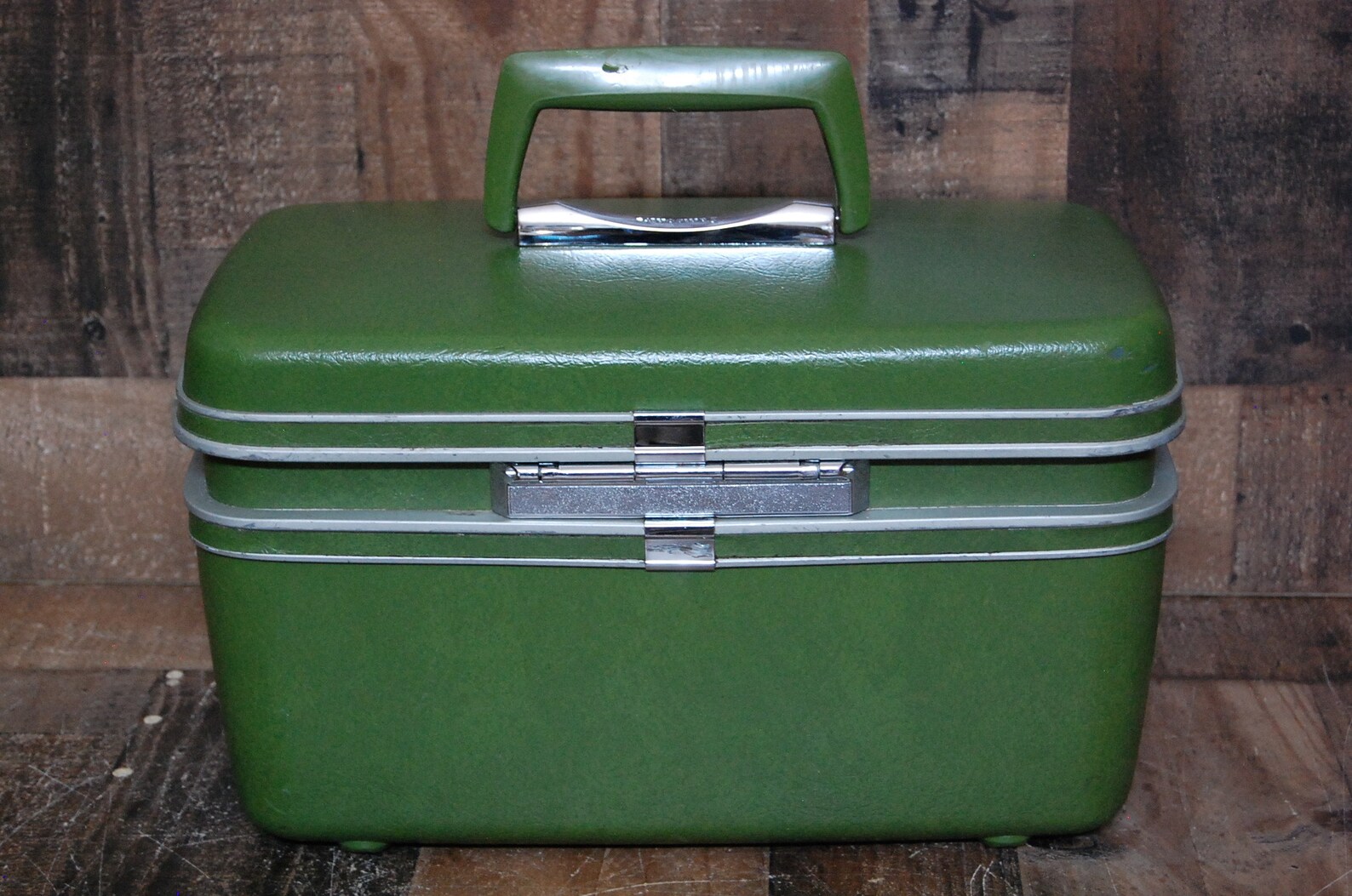 Vintage Samsonite Train Case Vanity Luggage Very Good Etsy