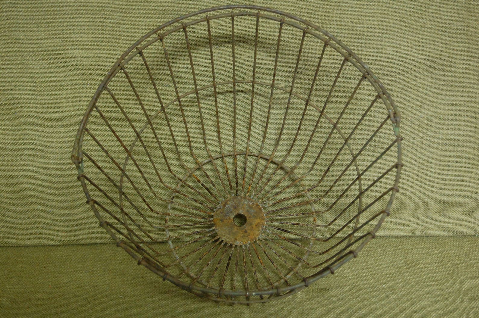 Antique Metal Egg Basket With Handle Vintage Chicken Egg Etsy