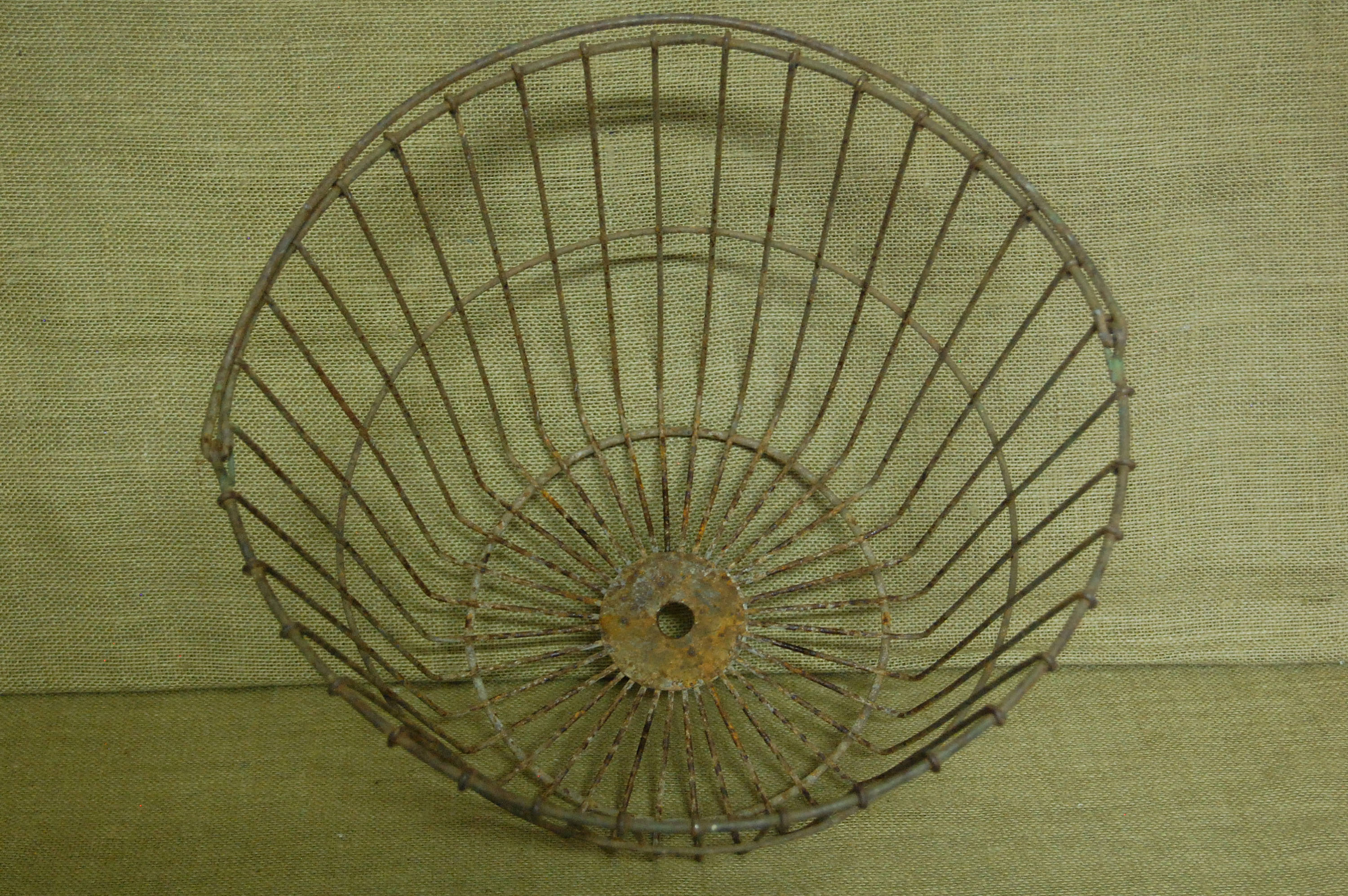 Antique Metal Egg Basket with handle vintage chicken egg Etsy