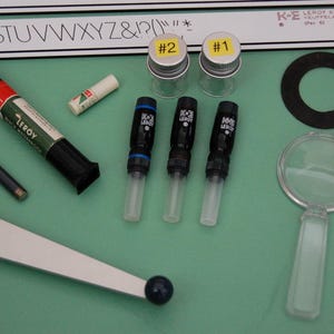 Vintage Drafting Lettering Set K&E Leroy Drafting Kit, Complete ...