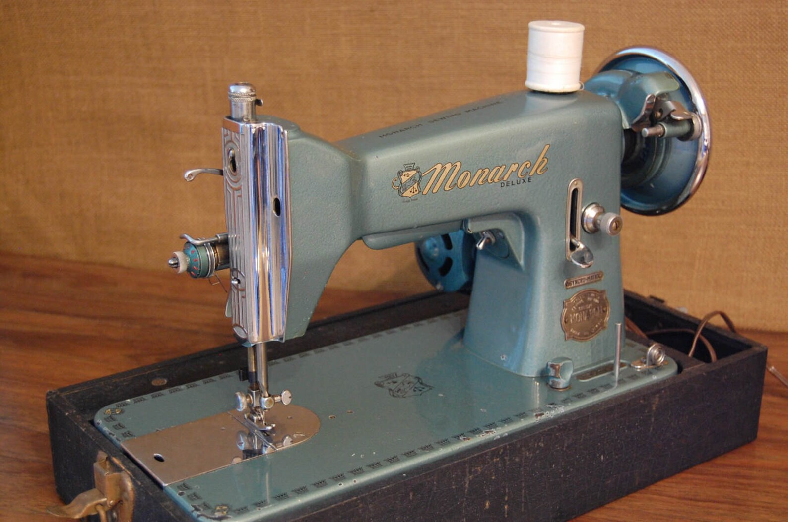 Vintage Heavy Duty Monarch sewing machine great condition Etsy