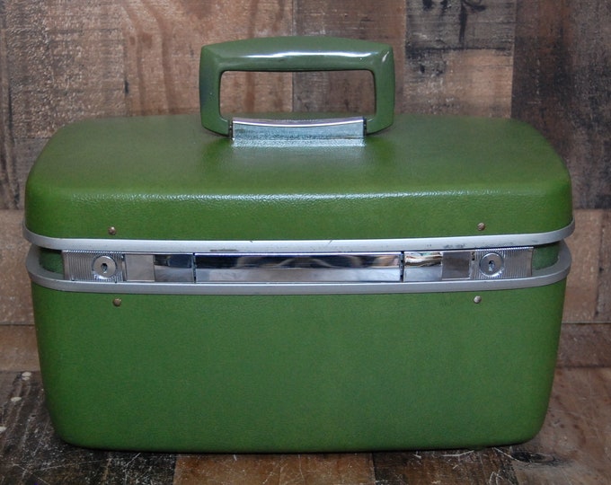 Vintage Samsonite Train Case Vanity Luggage Very Good Etsy