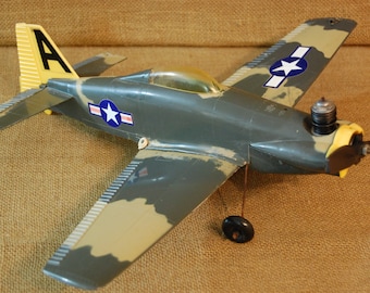 Vintage Cox Control Line Airplane 1970's, Very Good Condition, Gas