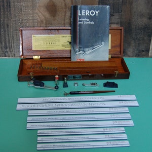 Vintage Leroy Lettering Set (K+E)