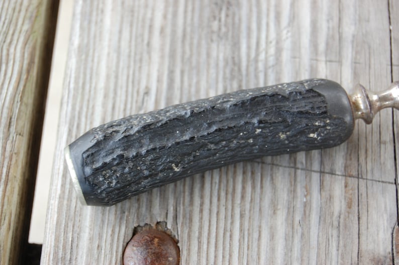Vintage Bone, Antler Handle Knife Fork bild 4