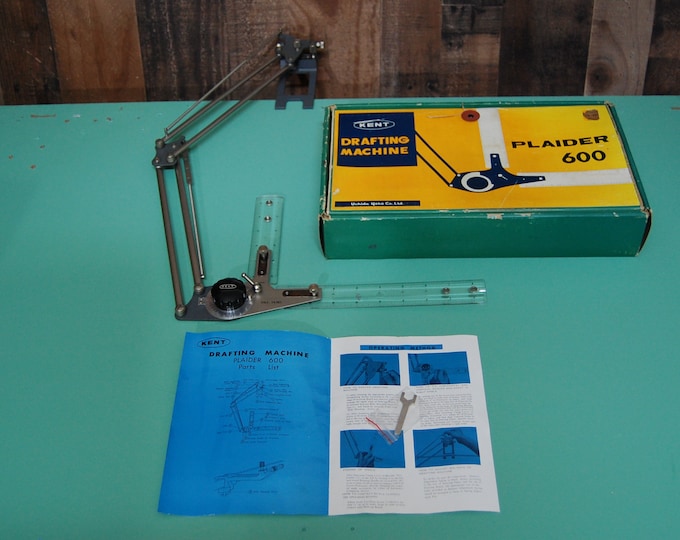 Vintage Drafting Machine, Alvin Plaider 600 Drafting Machine, 2