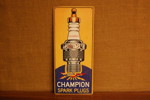 Vintage Reproduction Spark Sign Vintage | Etsy